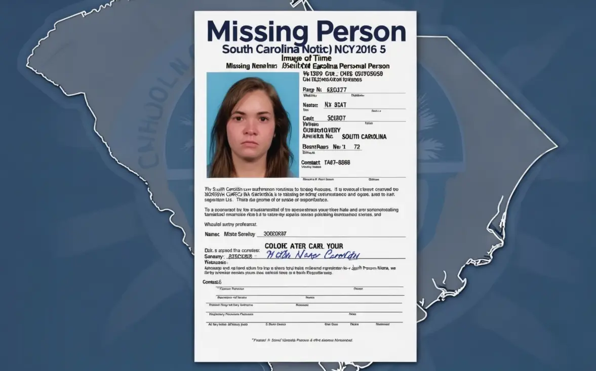 Leave a Missing Person Notice in South Carolina