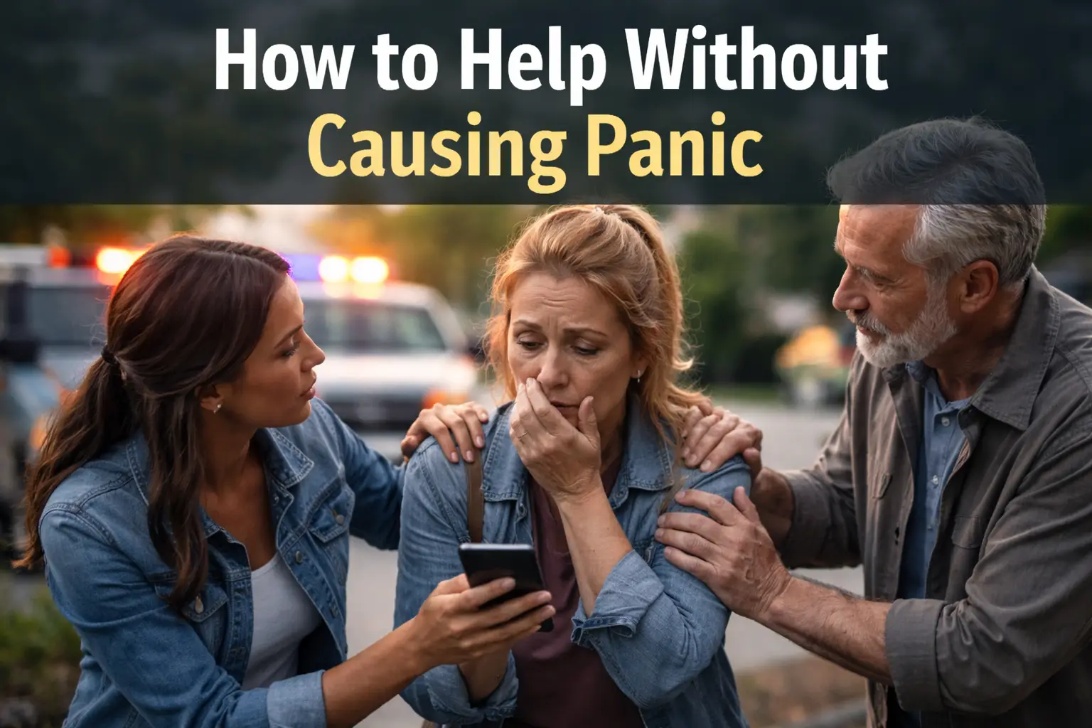 Help Without Causing Panic