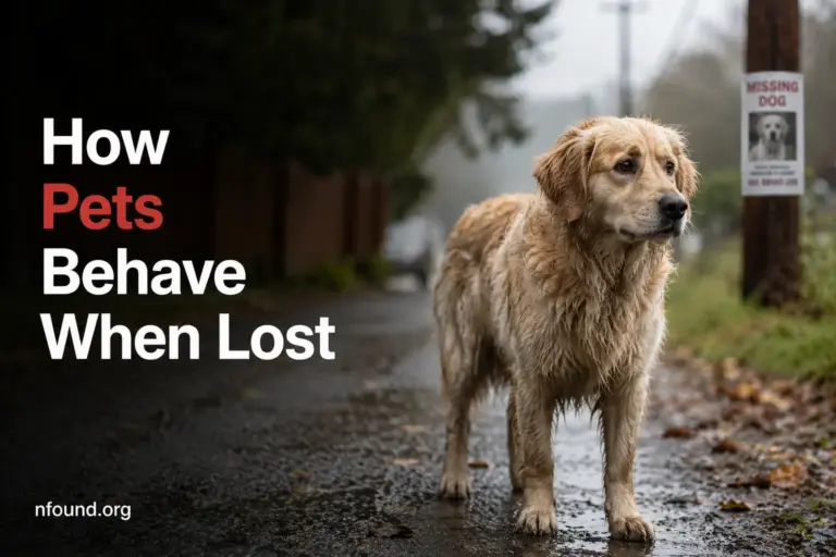 How Pets Behave When Lost